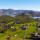 Drone Image: Norwegian Farms by the Fjord